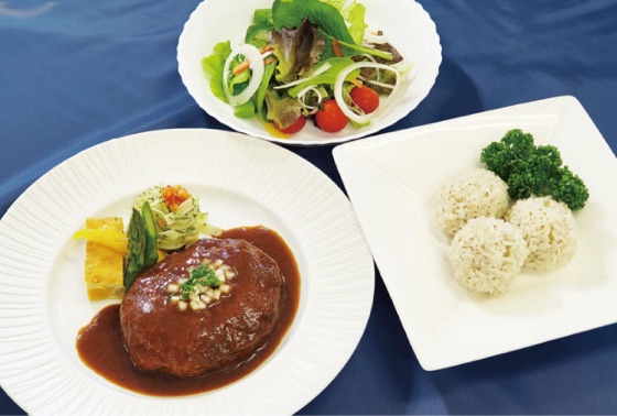 北海道産豚の焼売もち米蒸し オリジナルハンバーグセット